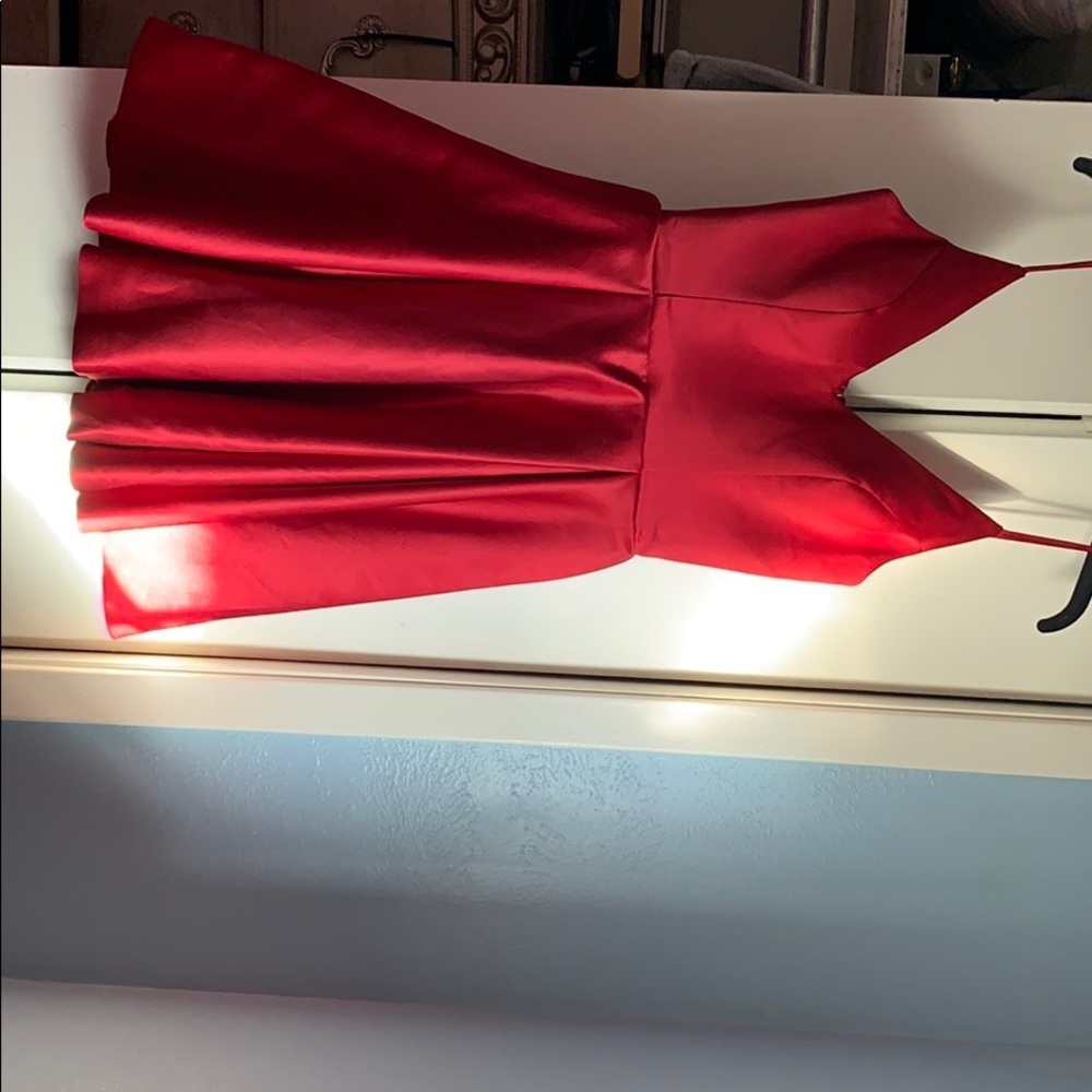 Red hoco dress